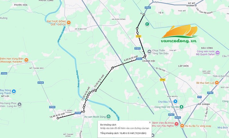 096.09.08 Hình vẽ vệ tinh đường tỉnh 822